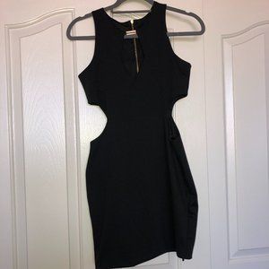 ASOS Black Bodycon Cutout Dress